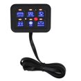 thumbnail image 4 of Automatic Dimmable LED Touch Control Panel, Wide Applicability Long Lifespan Stable Connection 6 Gang LED Switch Panel  For Vehicle, 4 of 8