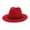 Red, variant on WTXUE Fedora, Men & Women Retro Widehat with Belt Buckle Adjustable Outbacks Hats, Coffee