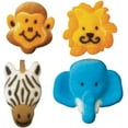 thumbnail image 2 of 24ct Jungle Animal 1 1/4"" - 1 1/2"" Edible Sugar Decoration Toppers for Cakes Cupcakes Cake Popswith Decorating Stickers, 2 of 5