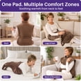 thumbnail image 6 of KEKOY Heating Pad for Back, Neck & Shoulders Pain Relief, Wearable Electric Heat Pad with Detachable Belt, 4 Heat Settings, 2-Hour Auto Shut-Off, Fast Heating, 24"x33", Dark Brown, 6 of 10