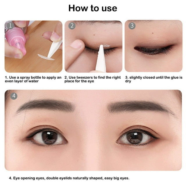 Eyelid Lace Tapes Mini Sticker Invisible Fold Makeup Tool Lightness Senseless Clear Water-adhesive Eye Tape Women Accessories Olive