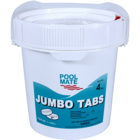 Pool Mate Jumbo 3" Chlorine Tablets for Swimming Pools