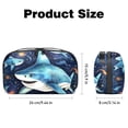 thumbnail image 5 of Shark Travel Organizer Waterproof Oxford Cloth Storage Pouch for Small Electronics, Hard Drive, and Cable Bag, 5 of 6