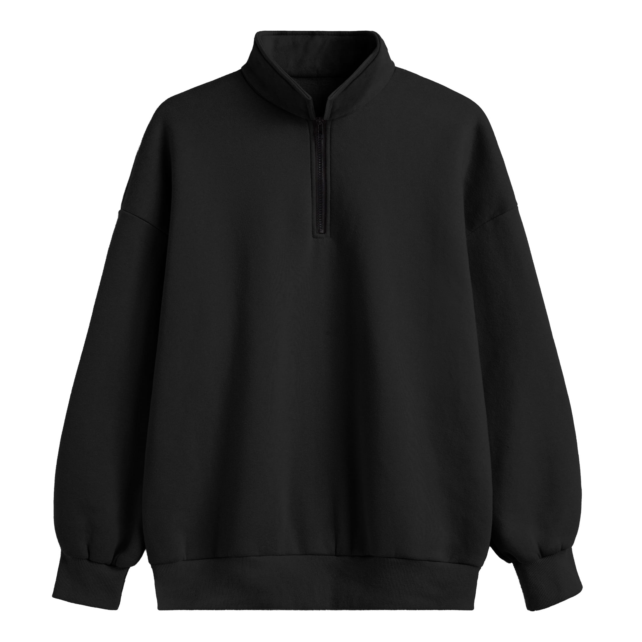 SUNBS Womens Oversized Sweatshirts Half Zip Pullover Fall Fashion Hoodies Long Sleeve Shirts Clothes