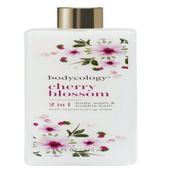 Bodycology 2in1 Body Wash & Bubble Bath, Cherry Blossom, 16 fl oz