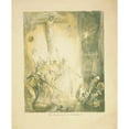 thumbnail image 2 of Alexander O. Levy 15x18 Gold Ornate Wood Frame and Double Matted Museum Art Print Titled - The Cross and the Crusaders!! (1917), 2 of 4