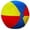 A001- A (Volleyball), variant on Inflatable Beach Ball 23 Inch, Pool Toys for Summer Fun for Student Outdoor, Water Toys for Backyard Pool Party, Beach Game for Family, 1 Pack