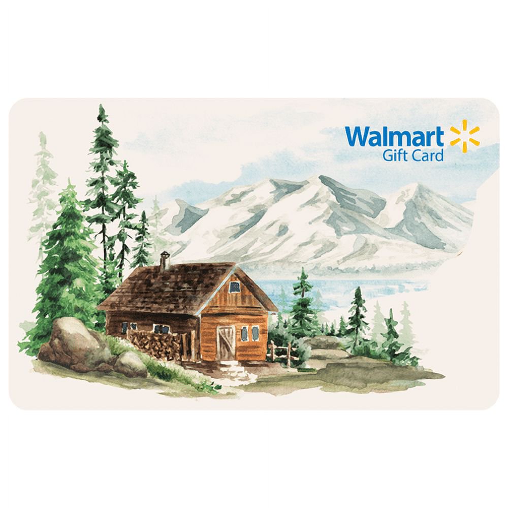 Peaceful Cabin Walmart eGift Card [Email Delivery]