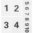 thumbnail image 4 of 10 Tarjetas Numeradas de Plástico para Mesas de Restaurante (1-10), 4 of 7