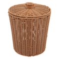 thumbnail image 1 of Household Simulation Rattan Storage Bucket Creative Storage Bucket with Lid, 1 of 3