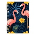 thumbnail image 7 of FORMRS 1-Subject Spiral Notebook 8" x 5" College Ruled 60 Refillable Sheet A5 Hard Cover, Floral Flamingo, 7 of 7