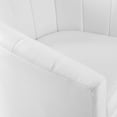 thumbnail image 5 of Modway Prospect Performance Velvet Swivel Armchair in White, 5 of 7