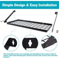 thumbnail image 5 of Pot Rack Wall Mounted, Kitchen Square Grid Pots And Pans Organizer And Storage With 15, 5 of 5