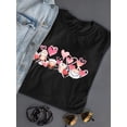 thumbnail image 3 of Coffee Love Shaped T-Shirt Women -Smartprints Designs, Female Medium, 3 of 4