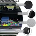 thumbnail image 6 of Bulopur All‑Weather Cargo Liner 29"x39" Rainbow Frog Leaf Car Trunk Mat, Stain‑Resistant Trippy Art Rear Trunk Cover, 6 of 7