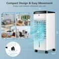 thumbnail image 4 of Giantex Evaporative Air Cooler, 3-in-1 Portable Quiet Swamp Cooler Fan & Humidifier w/ 4 Modes, 4 of 9