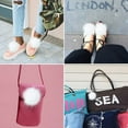 thumbnail image 5 of 12 Pieces Faux Fur Pom Pom Balls Fur Fluffy Pompom Ball with Elastic Loop for Hats Shoes Scarves Gloves Scarves Bag Key Chain Charms Accessories, 5 of 7
