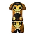 thumbnail image 6 of Bendy And The Ink Machine Boys Two Piece Rash Guard Swimsuits Kids Short Sleeve Swimwear Sets Bathing Suit, 6 of 7
