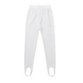 thumbnail image 2 of MSemis Kids Girls Stirrup Leggings Athletic Dance Gym Compression Pants, 2 of 7