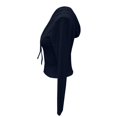thumbnail image 5 of Zip Up Cardigan Women Hooded Long Sleeve Drop Shoulder Knit Sweater Outerwear Hoodies, 5 of 6