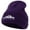 Purple, variant on Boston Skyline Embroidered 8 Inch Knitted Short Beanie - Purple OSFM