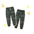 thumbnail image 2 of Bellafa 100% Cotton Toddler Boys Casual Long Pants Little Boys Drawstring Elastic Sweatpants Cartoon Camouflage Active Joggers For 2-7T Kids, 2 of 7