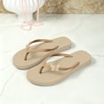 thumbnail image 4 of Hurxie Women's Flip Flop Sandals Gold, 4 of 6