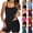 Navy, variant on JoveMarine 2 Piece Swimsuit for Women Solid Shorts Set - Tankini Top and Shorts for Beach Spa Hot Spring Quick Dry Fabric,Pink 2XL