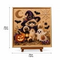 thumbnail image 2 of Halloween Cat Pearl Art DIY Kit, Diamond Art (Style F) Spooky Cute 3D Pearl Diamond Painting Crafts Kits for Adults, DIY Fall Home Decor Wall Art, 2 of 6