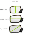 thumbnail image 5 of Compatible with 92-96 Ford Bronco Driver Side Mirror Glass With Signal Icon, 5 of 6