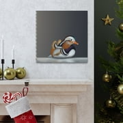Mandarin Duck Reflection - Canvas