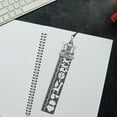 thumbnail image 2 of simhoa Corner Bookmark Template Ruler Crafts for Stationery Supplies Office Girls Carousel, 2 of 8