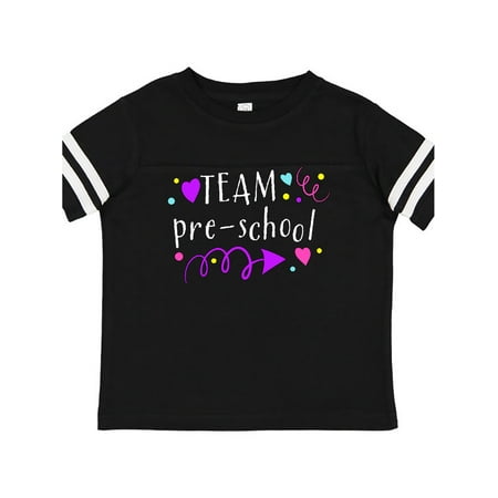 

Inktastic Team Pre-School Hearts Gift Toddler Boy or Toddler Girl T-Shirt