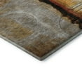 thumbnail image 3 of Addison Rugs Mayfield Premium Machine Washable Transitional Abstract Paprika Runner Rug, 2'3" X 7'6" Machine Washable Transitional Abstract Paprika Oversized Sherpa Throw Blanket, 3 of 6
