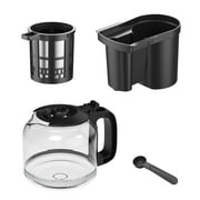 Gourmia 12-Cup Grind & Brew Coffee Maker with Integrated Grinder Black