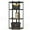 Black, variant on Gymax 4-Tier Adjustable Garage Storage Utility Rack Corner Shelving Unit for Warehouse Silver