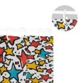 thumbnail image 5 of Yayeee Shower Curtain with Hooks 72"x72" Waterproof Fabric Bathroom Hanging Decor, Colorful Stars, 5 of 5