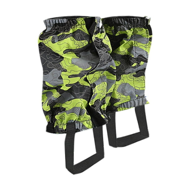 Cubrepiernas, cubrezapatos, botas, cubrezapatos casuales, cubrezapatos ajustables para nieve, protectores de piernas para Verde