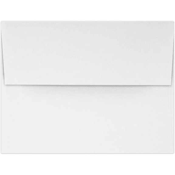 LUXPaper A4 Invitation Envelopes, 4 1/4 x 6 1/4, 60 lb. White with Peel & Press, 500 Pack