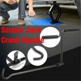 thumbnail image 5 of BTOER Spare Tire Lug Wrench Jack Lug Car Trunk Handle Lift Iron Tool Tire Wheel Jack Lug Wrench Automobiles Accessories, 5 of 8