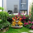 thumbnail image 1 of Acrylic Garden Splashing Statue Water Feature Outdoor Patio Rain Basin Weather Ornament, 1 of 3