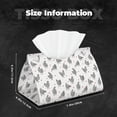 thumbnail image 6 of Lsque Funny Chicken Printed Long Tissue Box Cover Holder, Facial Paper Organizer Dispenser,Triangle with Bottom Belt, PVC Leather Decorative Organizer, 6 of 9