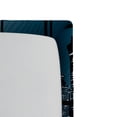 thumbnail image 3 of Ambesonne City Fitted Sheet 2 Pcs Set, New York at Night Scenery, Full, Black and Dark Blue, 3 of 3