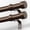 Bronze, variant on Gold Curtain Rod 32 to 58 Inch (2.6-4.8 Feet), 1 Inch Adjustable Heavy Duty Curtain Rods, Modern Decorative Drapery Rods with End Cap (32"-58")