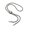 thumbnail image 1 of tamizeot Retro Rope Bolo Tie For Men Suitable For Daily Wear Fine Workmanship And Delicate Details Alloy Bolo Deep coffee denim hat, 1 of 6