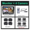 thumbnail image 2 of AHD1920x1080P 7 Inch IPS Truck Bus 4CH Vehicle DVR Recorder Parking Monitor With 4 Channels Front Rear Left Right AHD Car Camera, 2 of 7