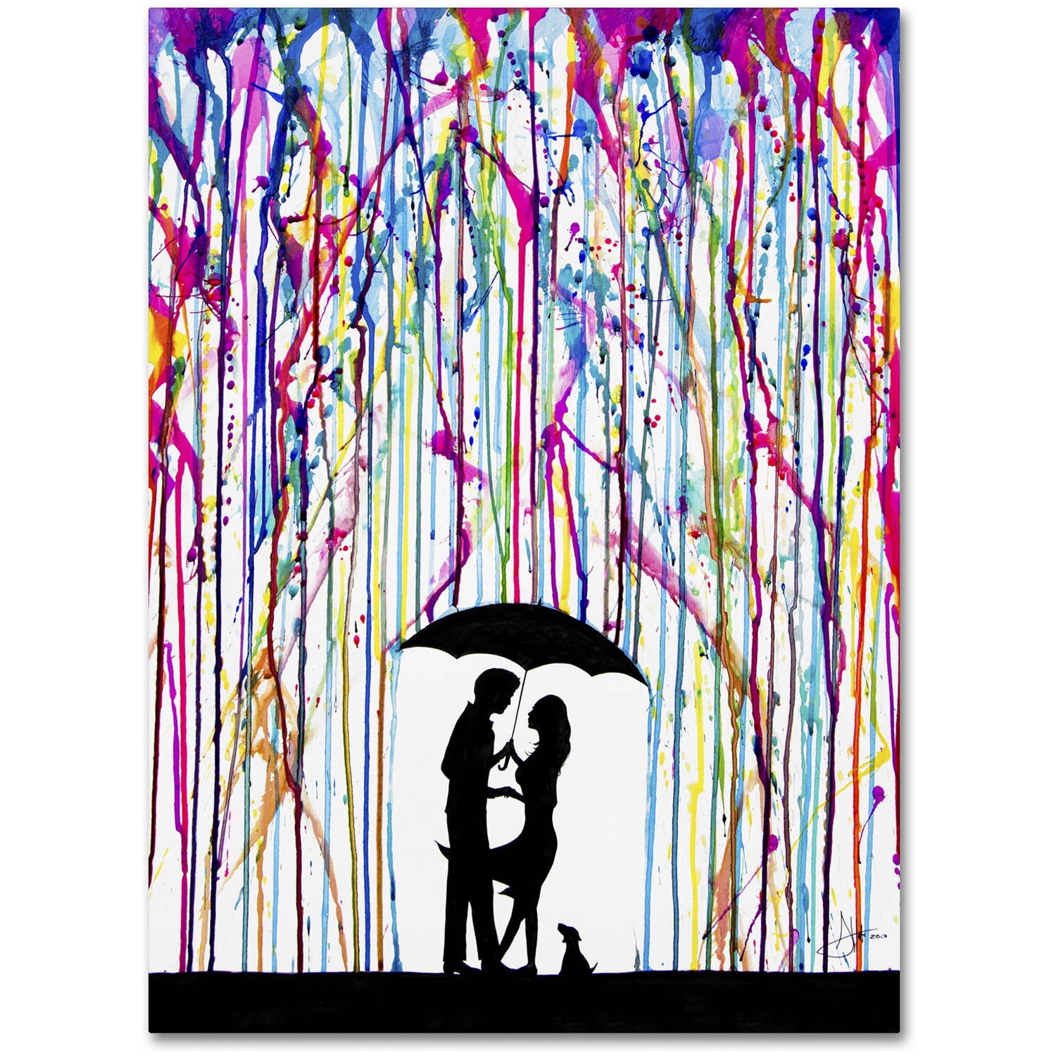 Trademark Fine Art 'Two Step' Canvas Art by Marc Allante - Walmart.com ...