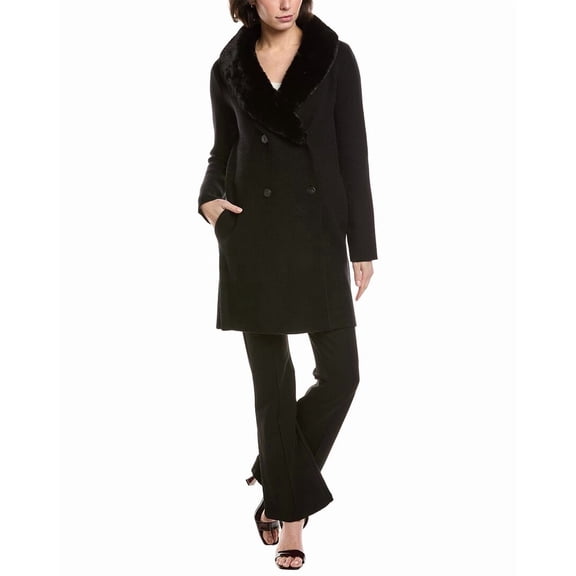 T Tahari womens Stitched Jacket, xs, Black