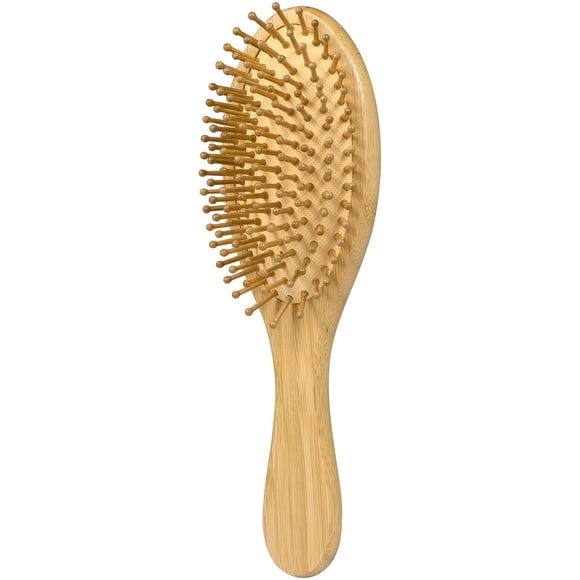 EeaseMX Peine de madera antiestático de bambú natural Healifty para masaje del cuero cabelludo, cepillos para el cabello, peine de madera para barba y cuidado del cuero cabelludo.