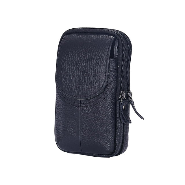 Bolso Kuymtek Riñonera Multifuncional Vertical Piel Vaca 6 3 Pulgadas para Hombre